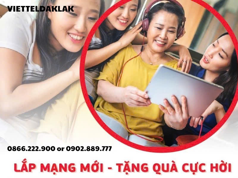 Các địa điểm giao dịch cửa hàng Viettel tại Đăk Lăk đều có dịch vụ di động thuận tiện cho khách hàng có nhu cầu